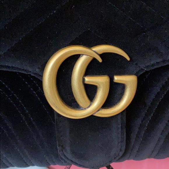 Gucci Bags Gucci Velvet Marmont Poshmark